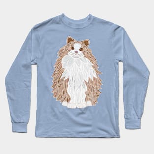 Orange Ragdoll Long Sleeve T-Shirt